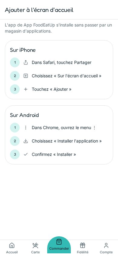 Écran Premier lancement