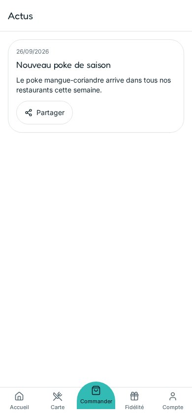 Écran Actus